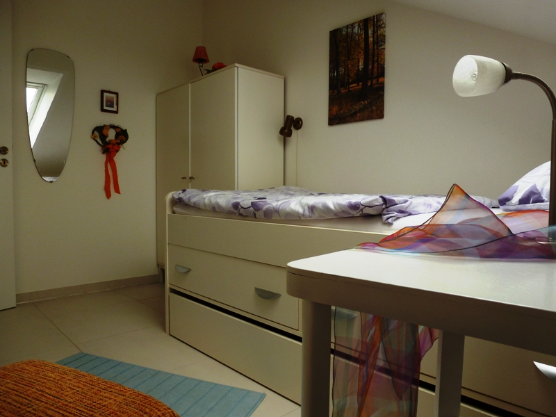 Ferienwohnung Deichkrone Rees – Kleines Schlafzimmer